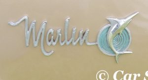 1966 AMC Marlin front fender (wing) badge