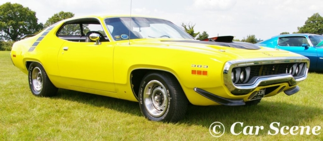1972 Plymouth Road Runner II front three quarters view
