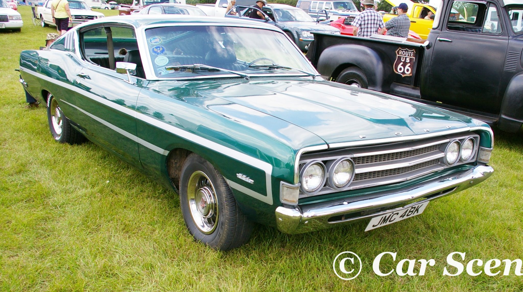 1968 Ford Torino front three quarters view