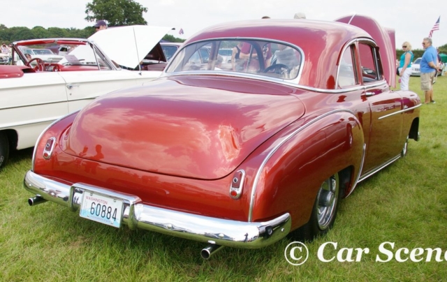 1950s Chevrolet Coupe Deluxe rear view