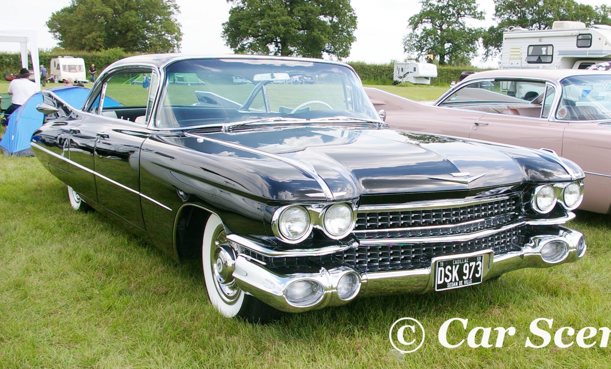 1959 Cadillac Sedan de Ville Coupe front three quarters view