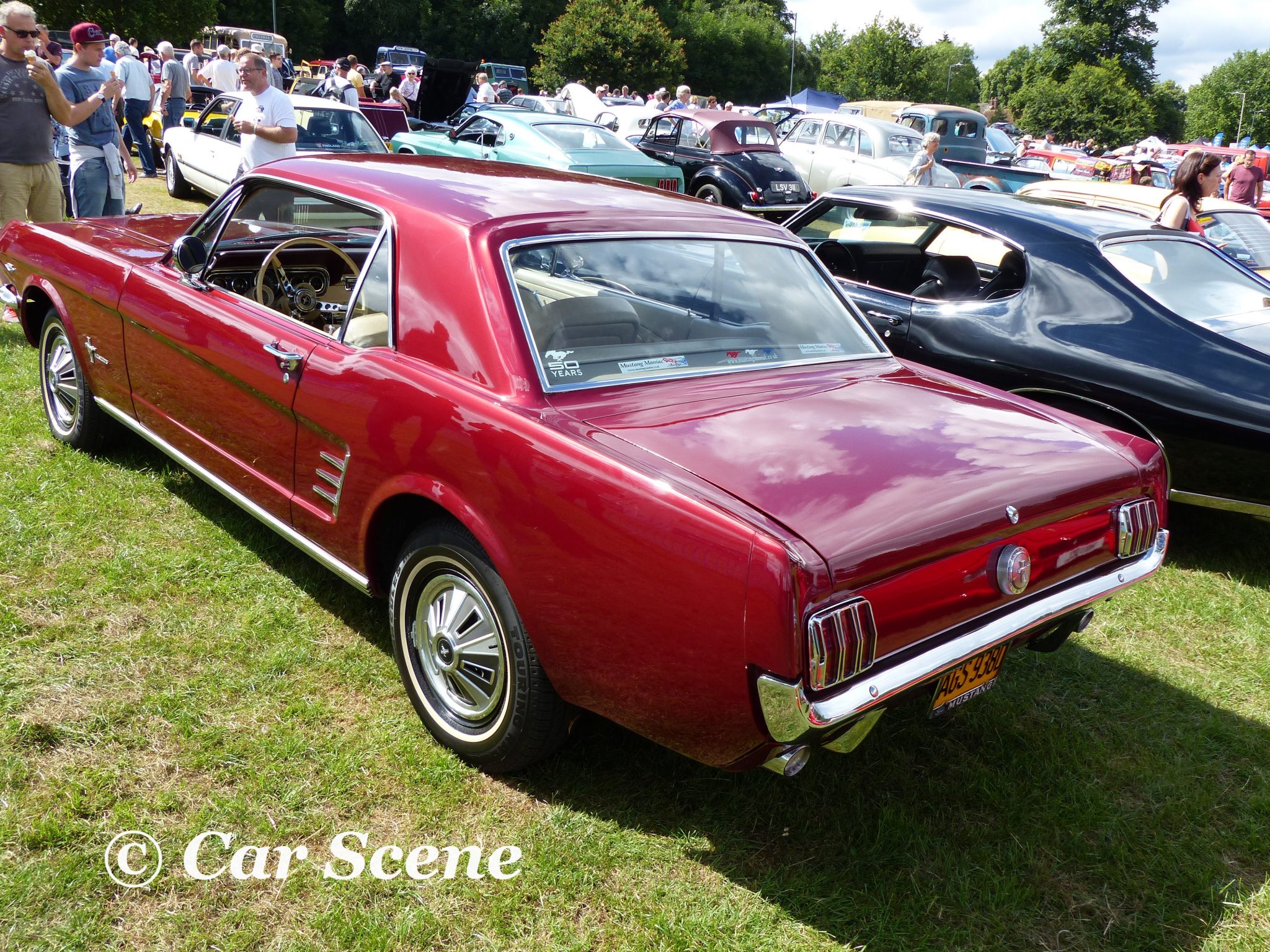 1964 Ford Mustang rear three quarters view
