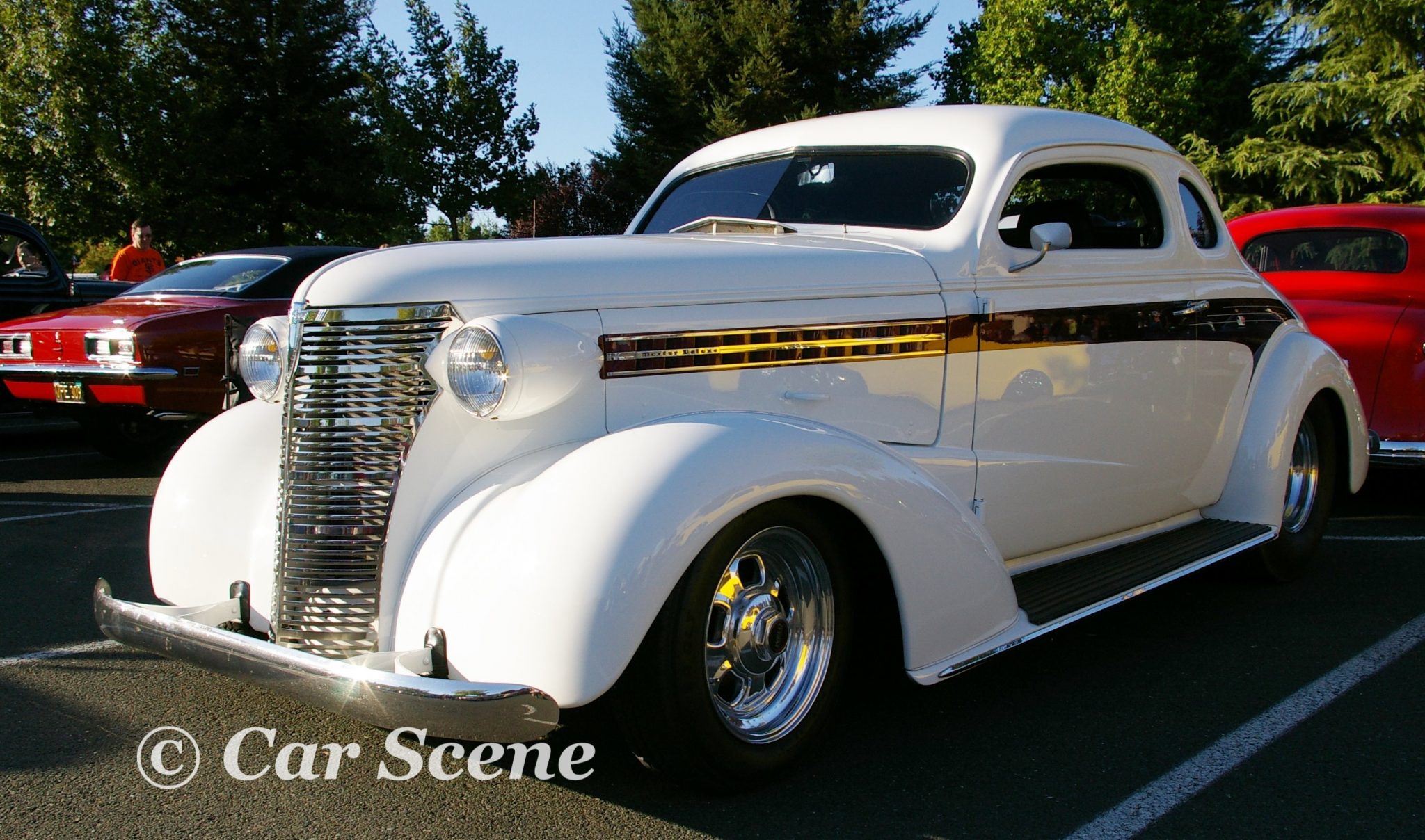 1938 Chevrolet Master Deluxe front three quarters view