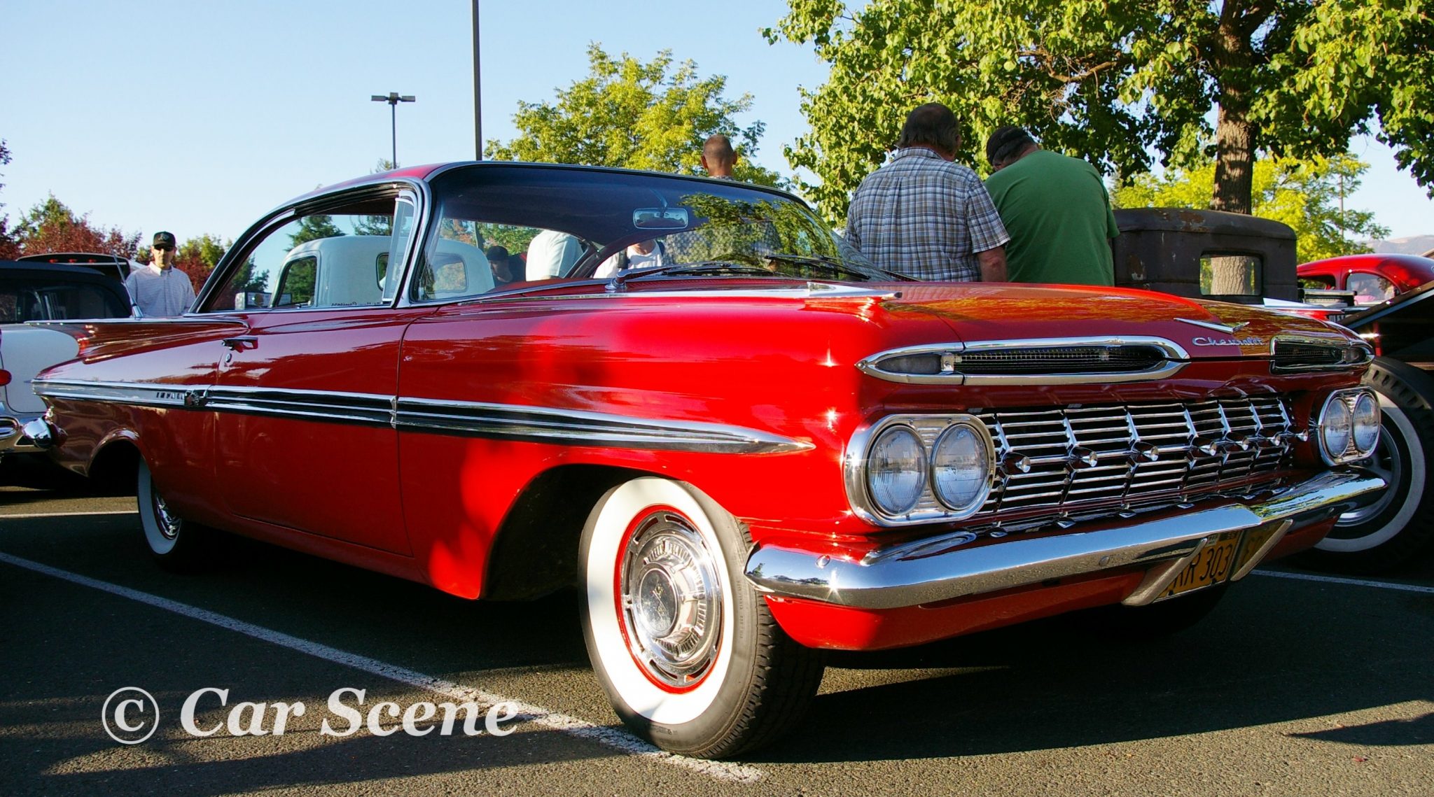 1959 Chevrolet Impala Coupe front three quarters view