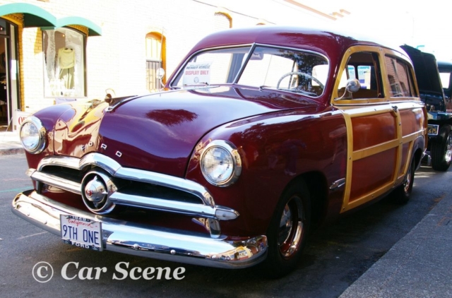1949 Ford 'Woody' Station Wagon front three quarters view