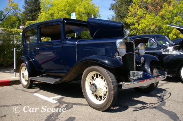 1932 Chevrolet 2 door sedan front three quarters view