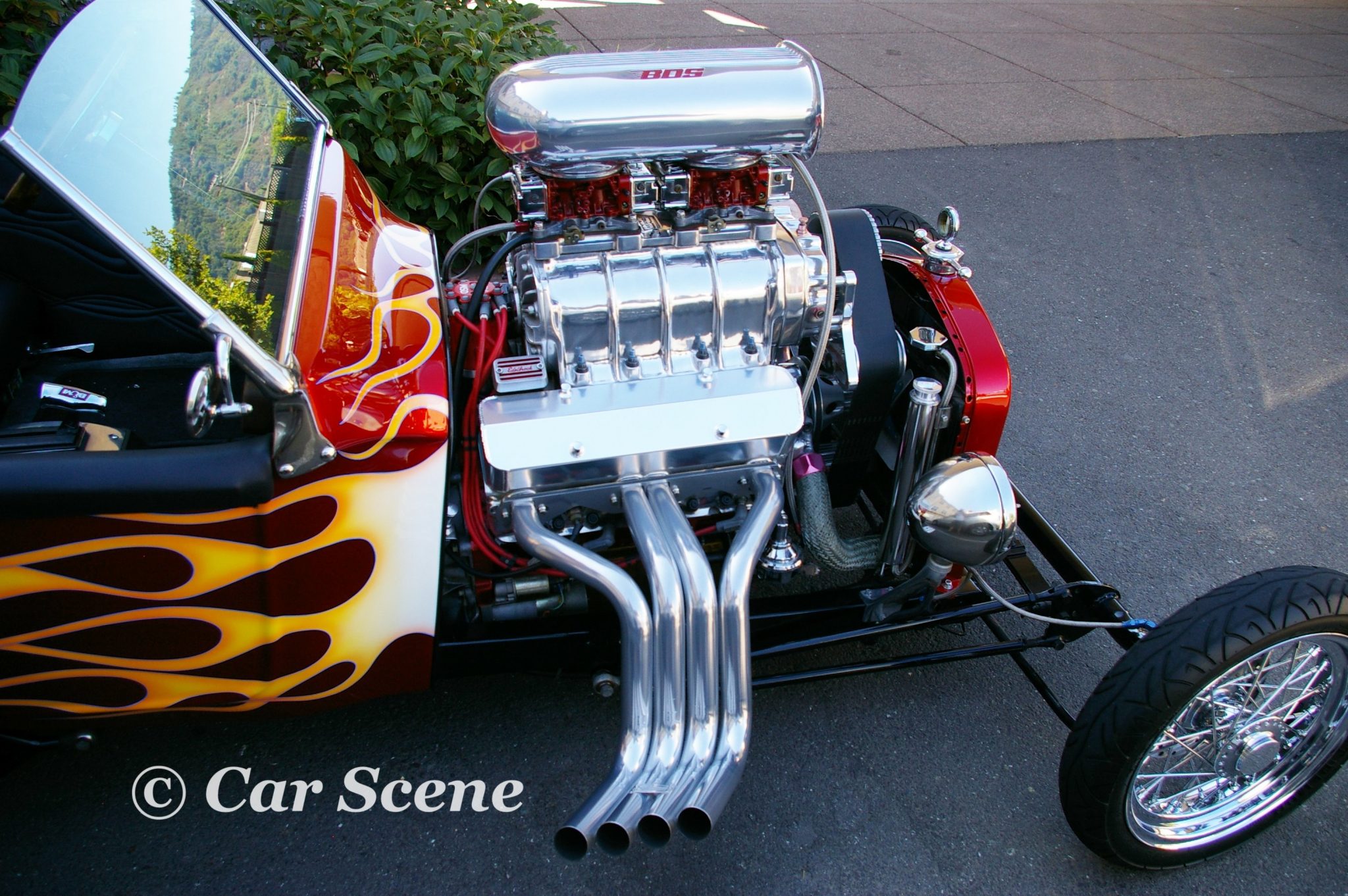 Californian Ford based Hot Rod Engine view