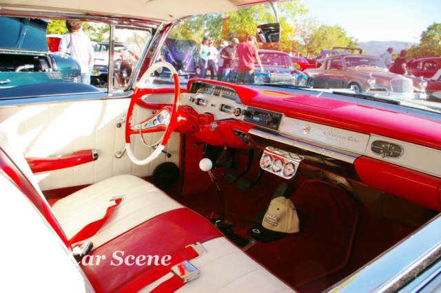 1958 Chevrolet Impala 2 door hardtop cockpit view