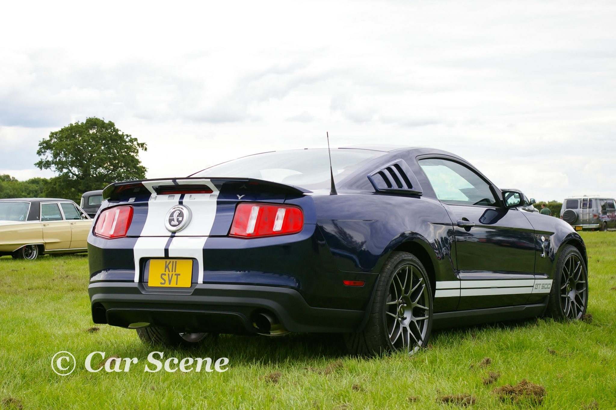 2005 Ford Mustang GT500 rear three quarters view
