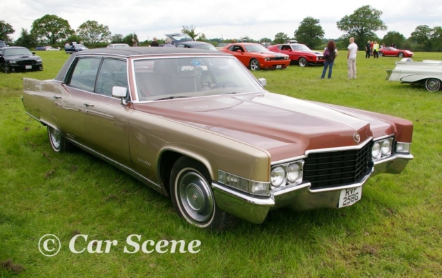 1969 Cadillac Deville front three quarters view