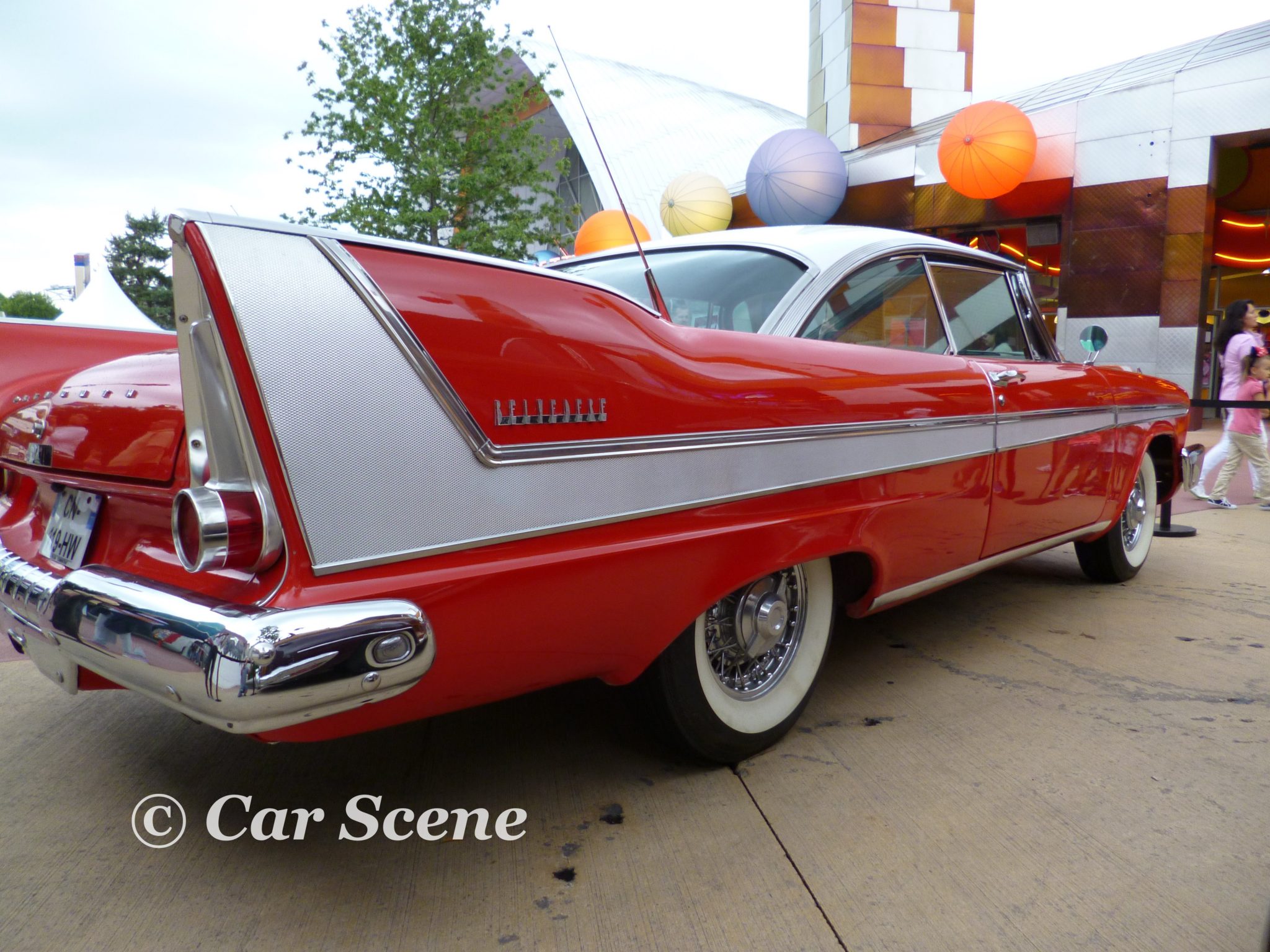 1958 Plymouth Belvedere rear side view