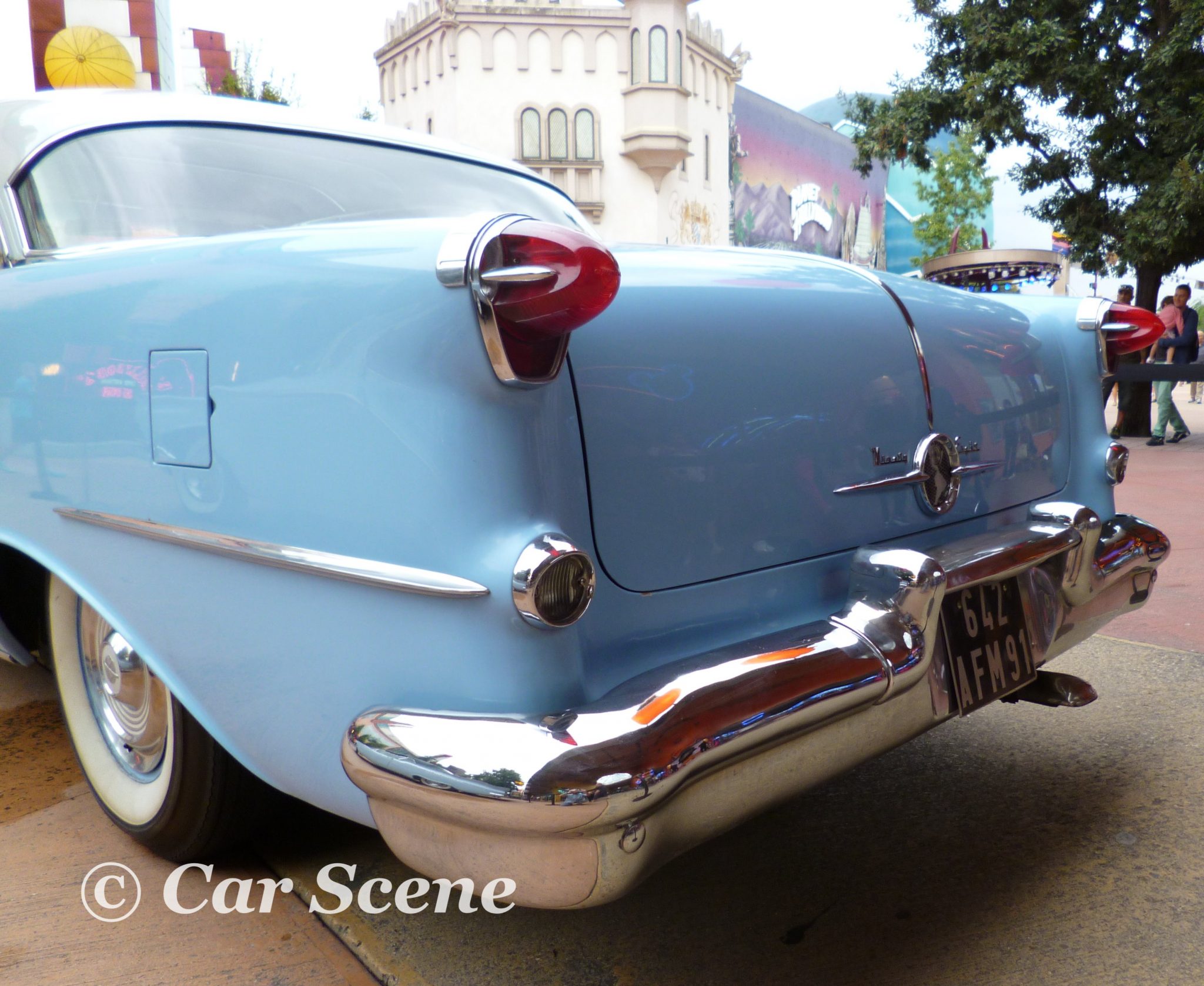 1955 Oldsmobile Rocket 88 Holiday rear view