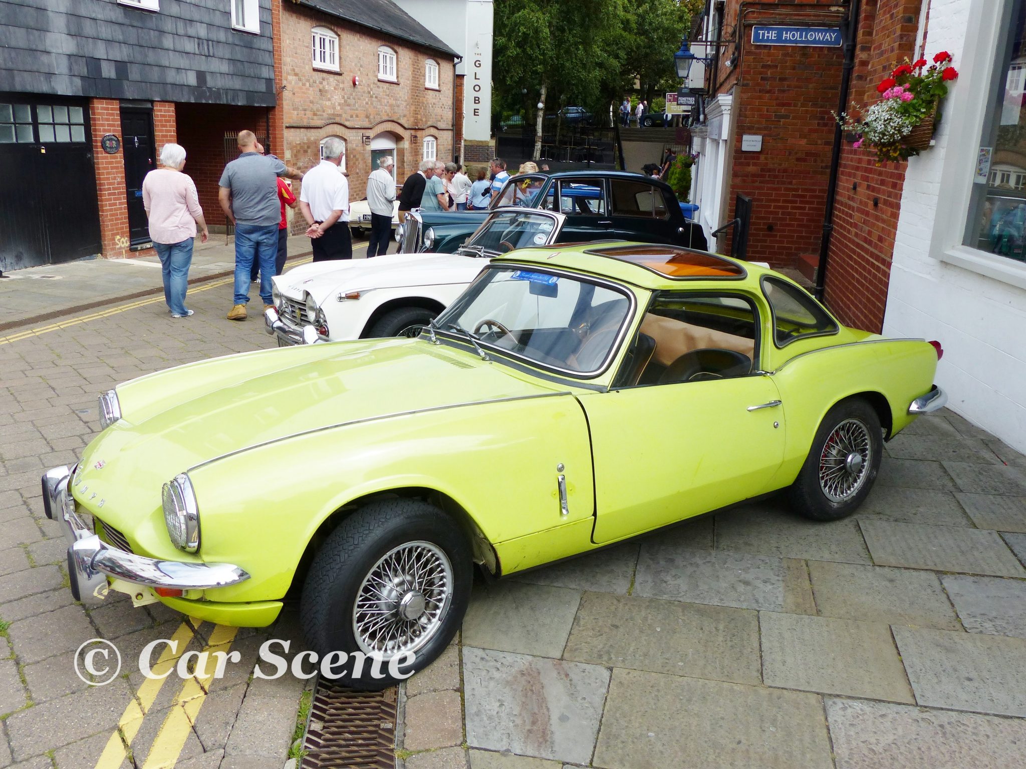 1970 Triumph Spitfire Mk. III with Hardtop front side view