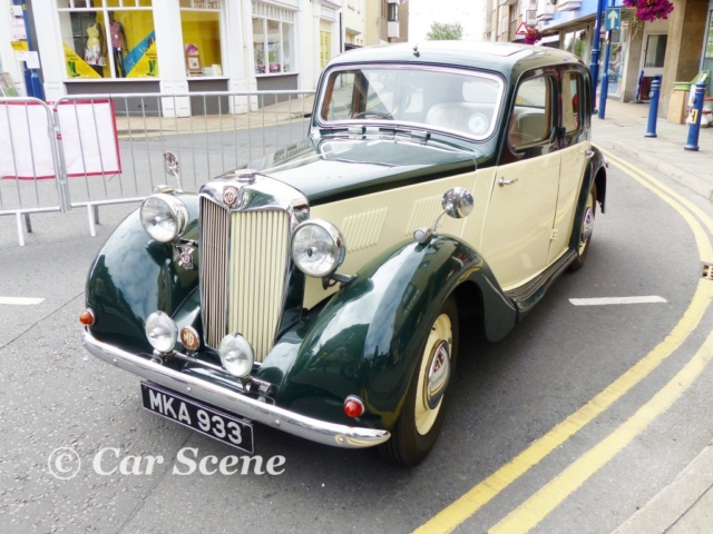 1950 MG 11/4 Ltr. YA Saloon styled by Gerald Palmer front three quarter view