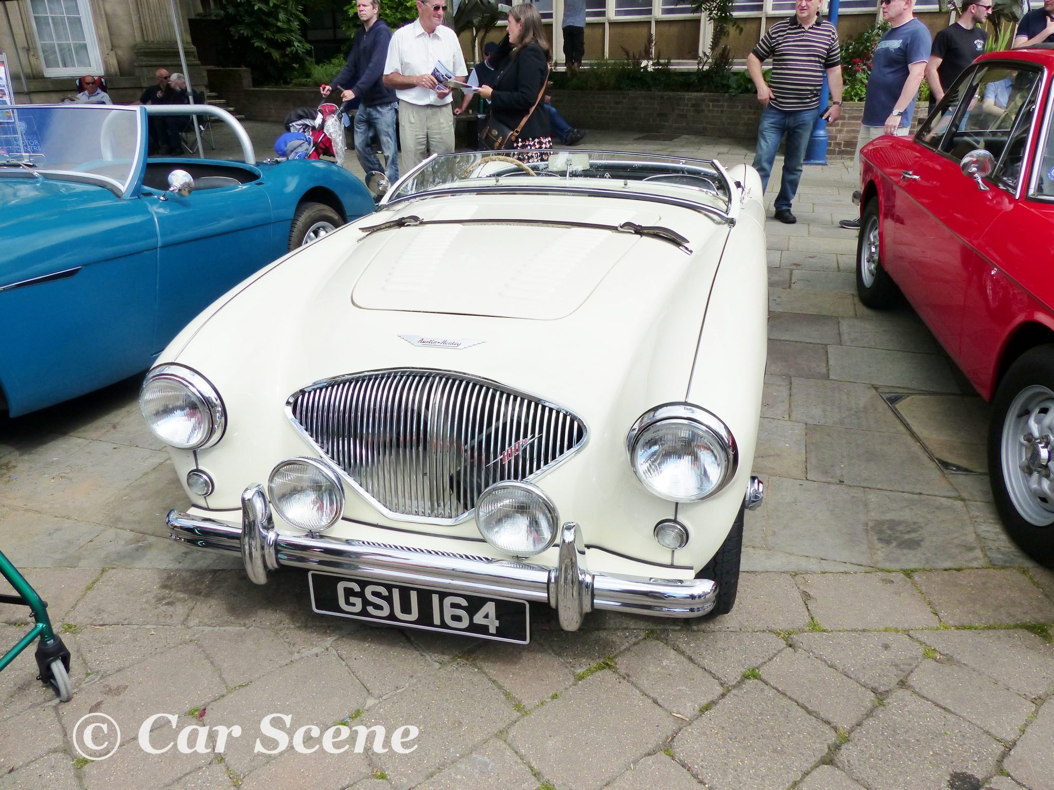 1955 Austin Healey 100M front view