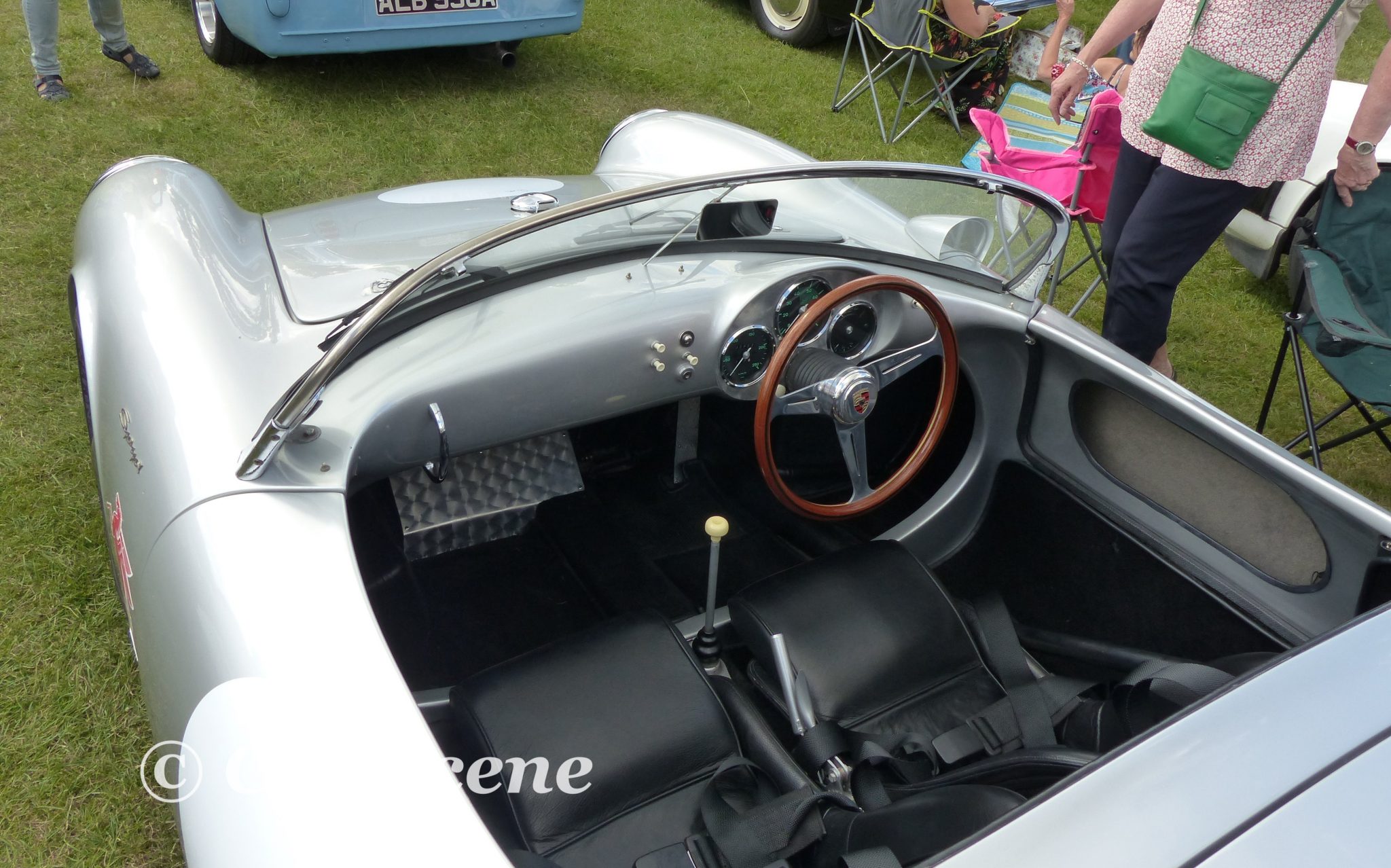 1955 Porsche 550 Spyder Cockpit view