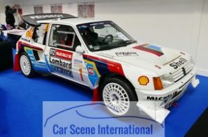Peugeot 205 T16 Group B winner of the World Rally Championship in 1985