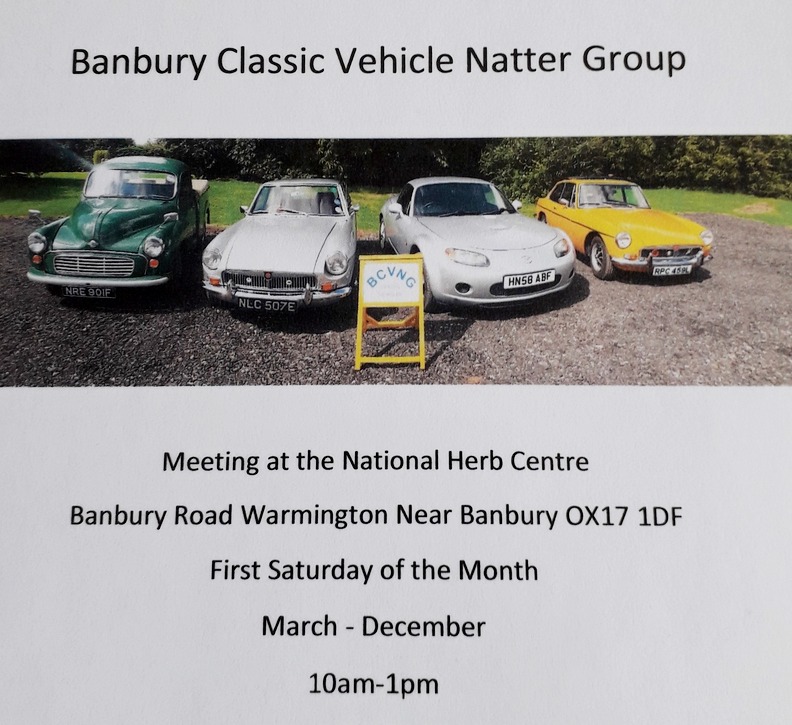 Banbury Classic Vehicle Natter Group
