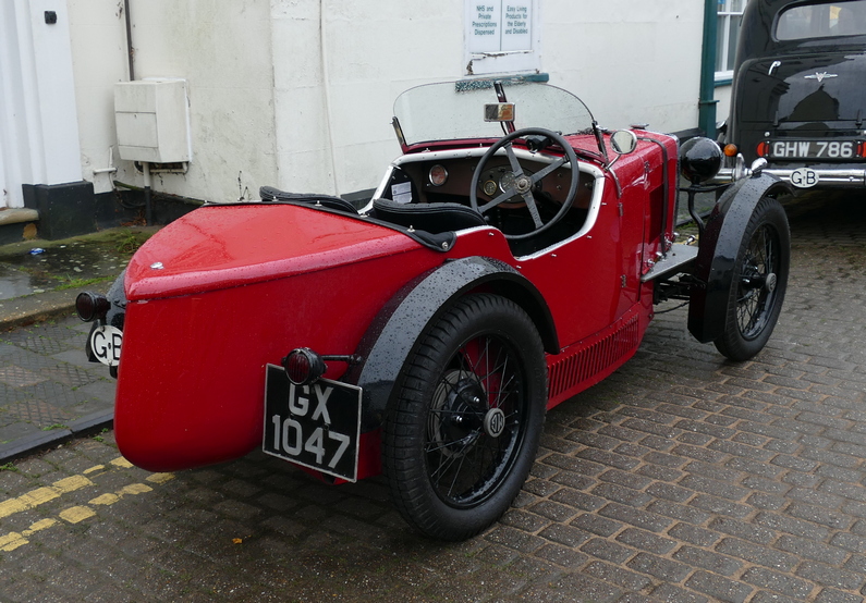 c.190 MG M Type Boat Tail. Rear