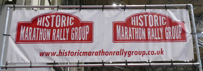 Historic Marathon Rally Group banner.