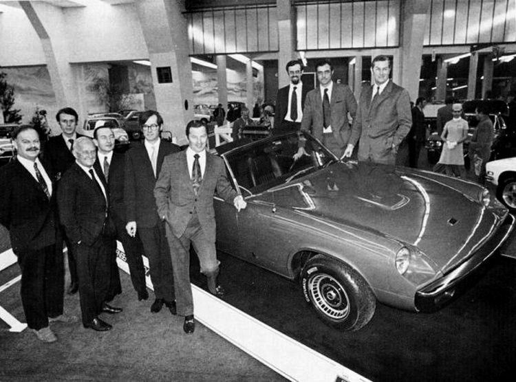 Jensen Healey Launch at Genevea Motor Show March 1972