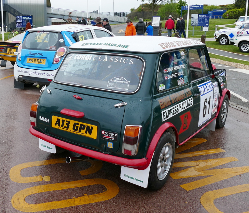 Classic Rally Mini. Rear