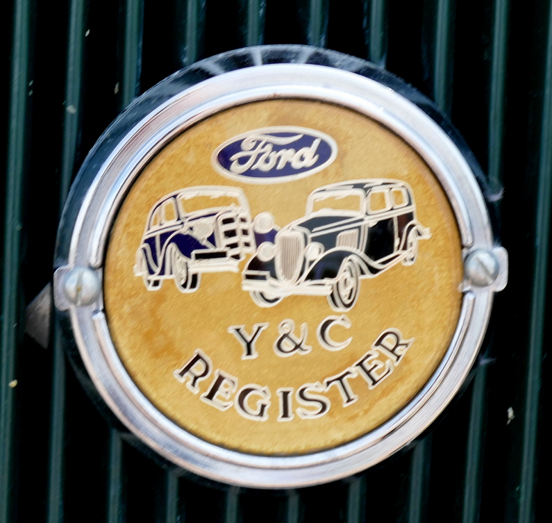 Ford Y & C Register Badge