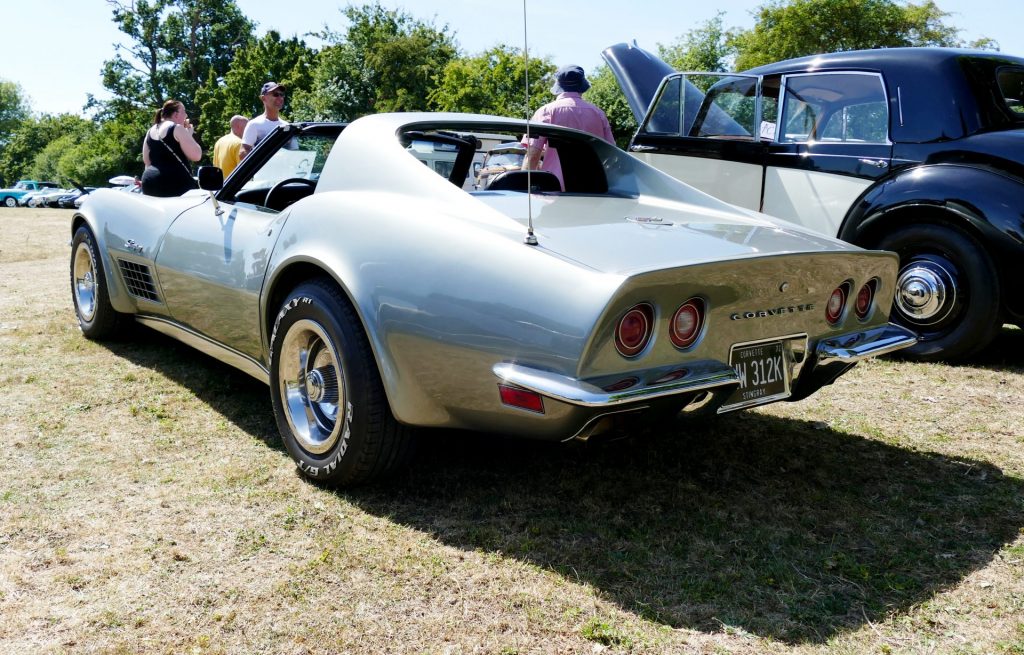 Mid 1970s Chevrolet Corvette Stingray. Rear