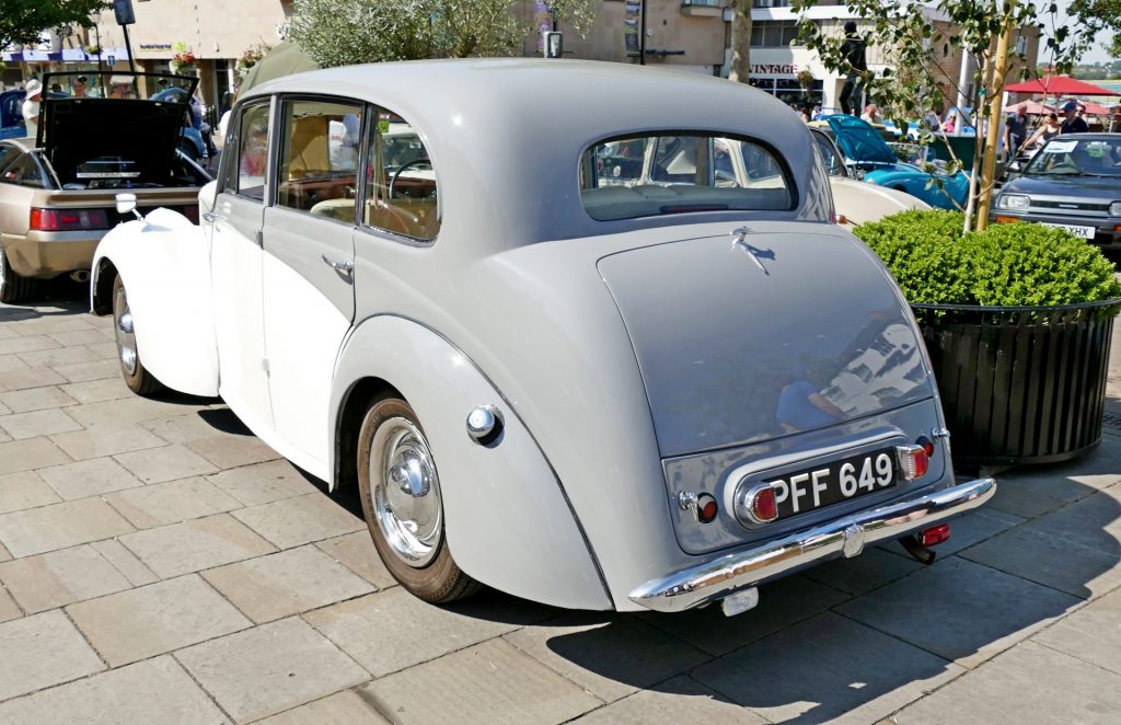 c. 1950 Daimler Consort. rear.