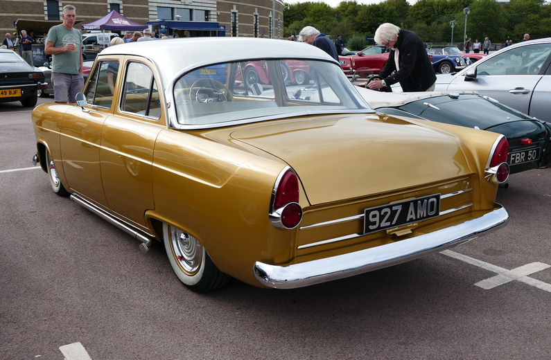 Early 1960's customised Ford Consul 375. Rear.