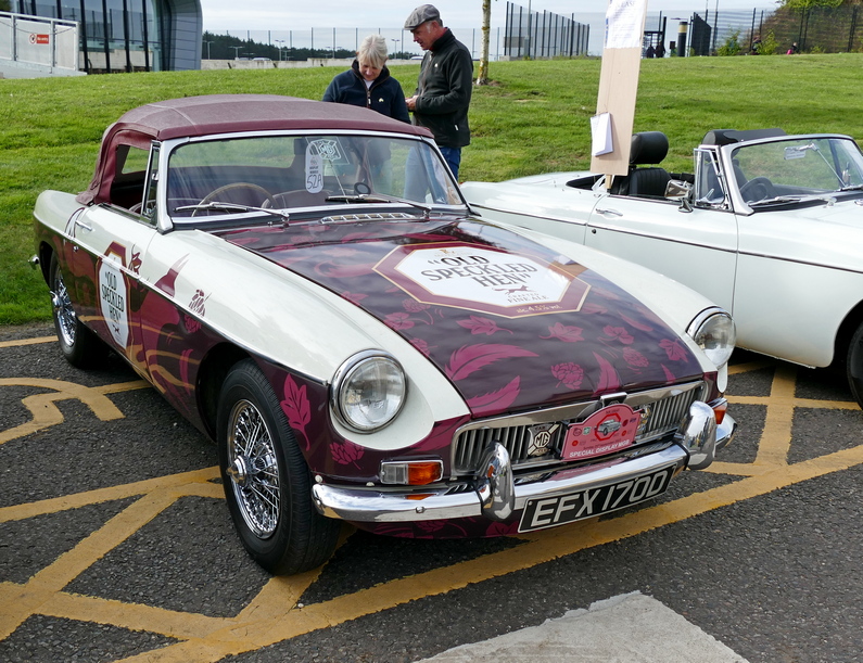 MG 60th Anniversry British Motor Museum - Old Speckled Hen MGB