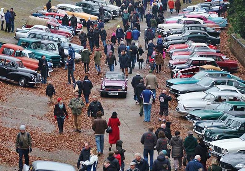 Brooklands Museum New Year's Day Classic Vehicle Gathering