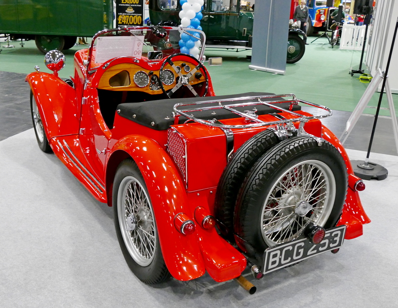 1936 Singer 9 Le Mans Special Speed. Rear
