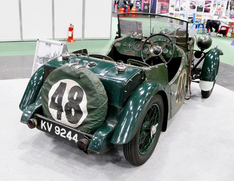 1934 Singer 9 Le Mans Ex Works Racing Car. Rear
