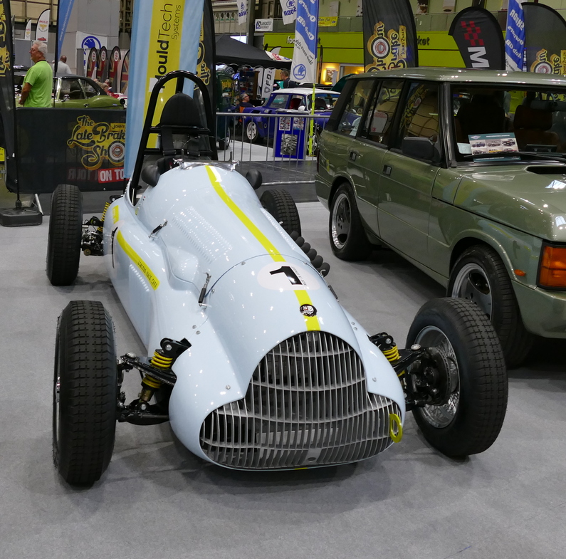 Dowsetts Tipo EV One inspired by Alfa Romeo's Tipo 158 GP car.