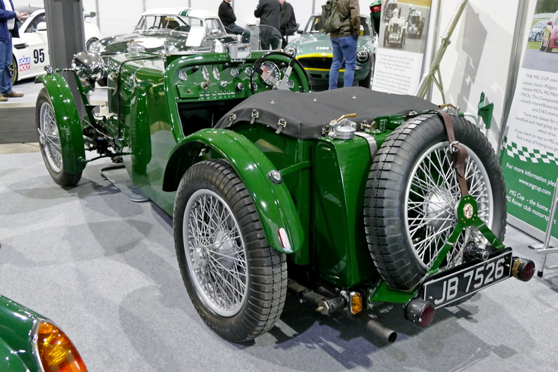 1934 MG K3. Rear.