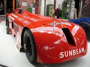Sunbeam 1000 HP Mystery Record Breaker at the National Motor Museum