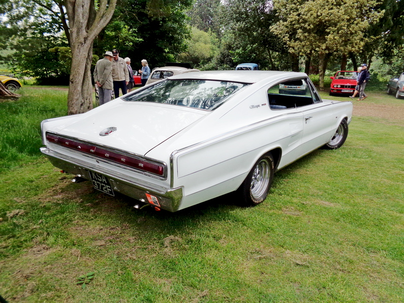 c.1966 Dodge Charger two door coupe. Rear