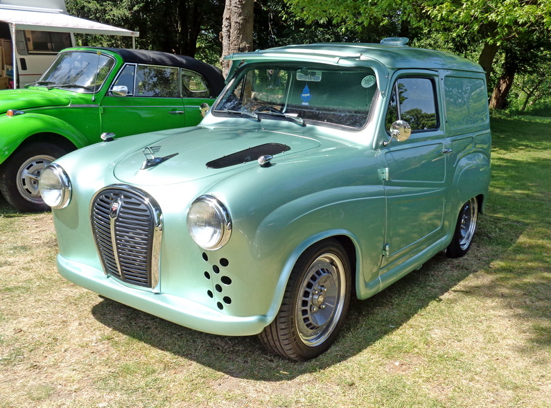 Heavily customised 1950s Austin A35 Van.