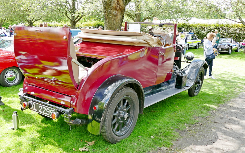 1926 Austin 20 two seater with dickey seat. Rear