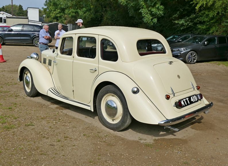 1940s MG 'Y' Type. Rear.