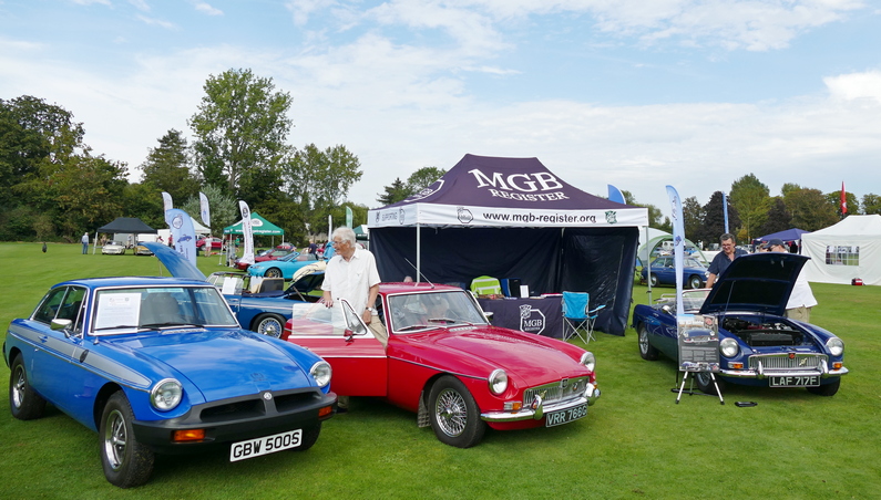 MGB Register stand at MG100 Not Out 10/09/23