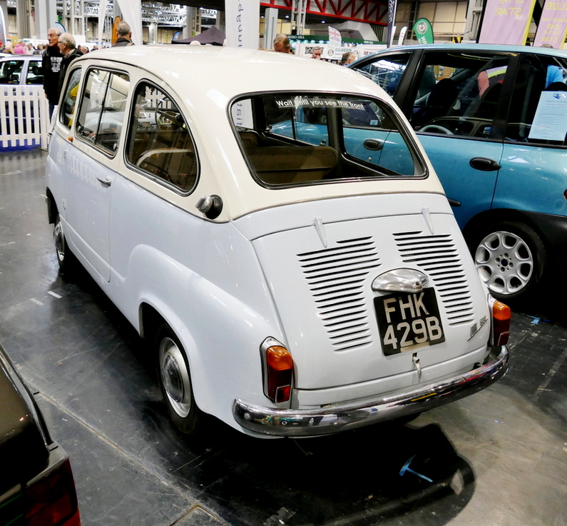 c.1960s Fiat 600 Multipla. Rear.