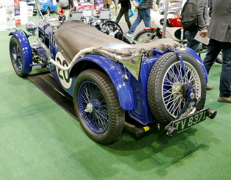 1933 MG J4 ex Luis Fontes racer. Rear.