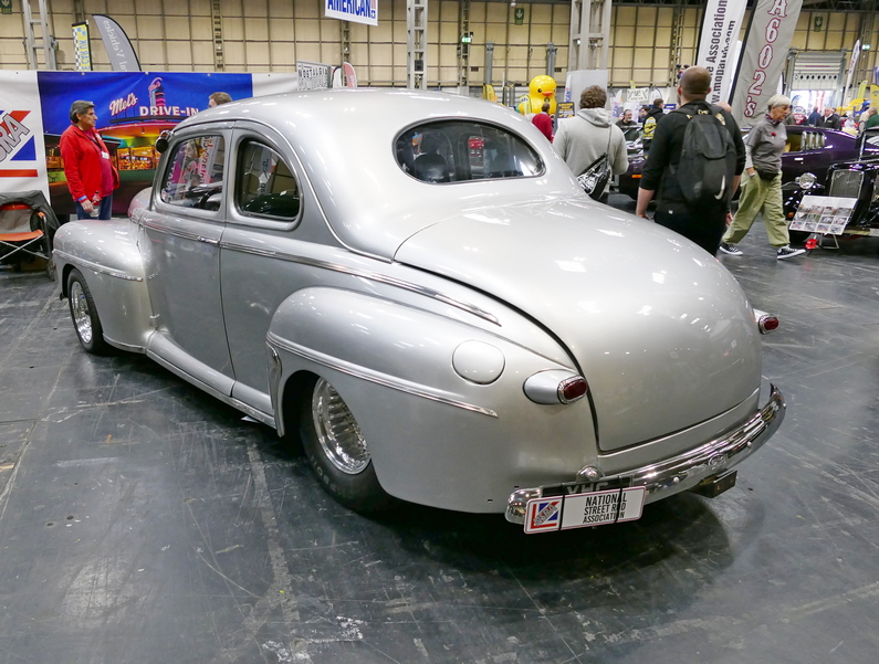 1940s Ford Coupe. Rear.