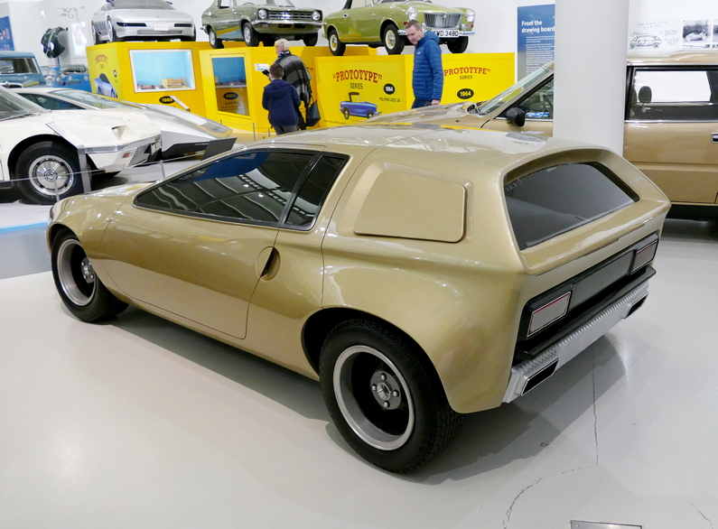 1969 Austin Zanda coupe concept by Harris Man. Rear