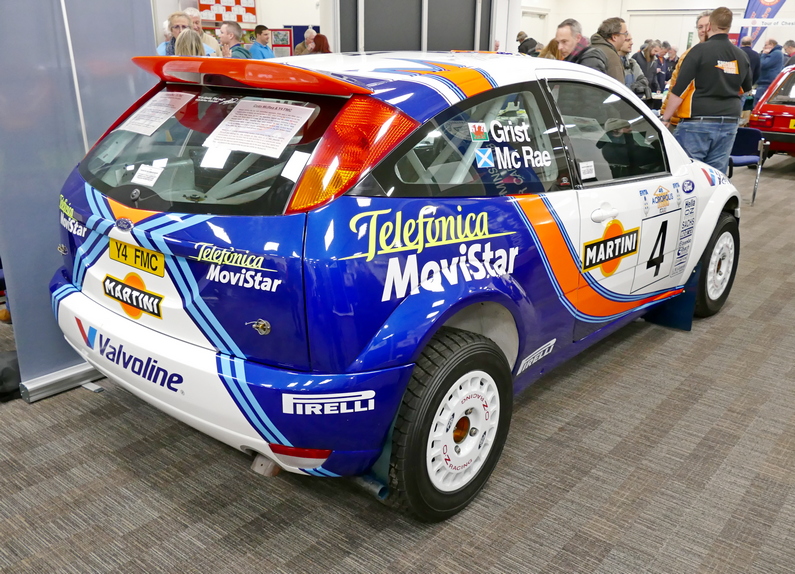 Colin McRae's 2001 WRC Ford Focus. Rear.
