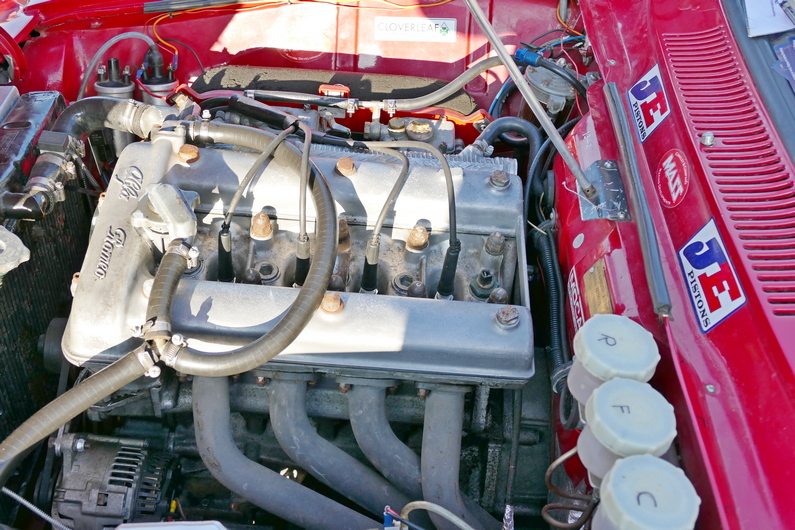 1967 Alfa Romeo Giulia Sprint GT. Engine