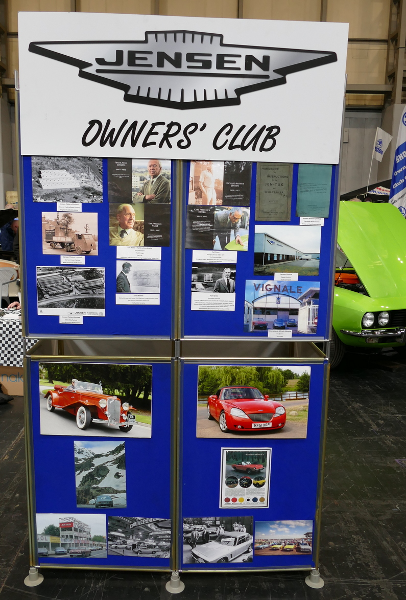 The Jensen Owners Club Stand